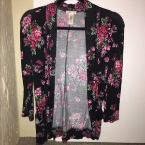 Floral cardigan